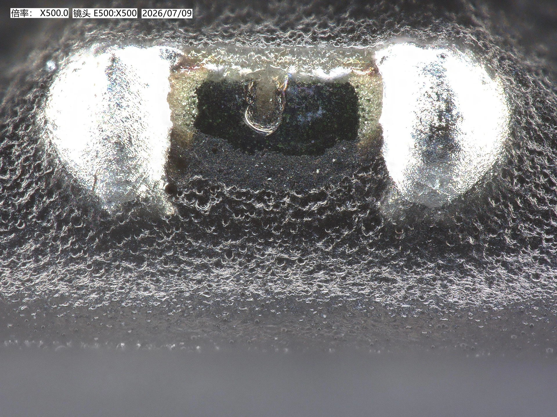 Resistor surface detail following extended plasma exposure